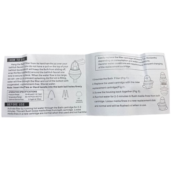 Bath Filter Tub Bathtub Bath Water Filter Ball - Picture 6 of 8